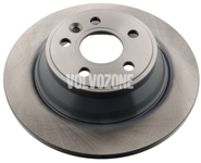 Rear brake disc (manual parking brake)(non vented) P3 S80 II/V70 III/XC70 III