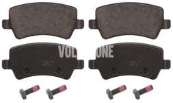 Rear brake pads (electric parking brake)(solid disc) P3 S60 II(XC)/V60(XC)