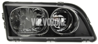 Headlight right dual S40/V40 (2003-) black