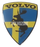 Sticker Volvo prancing moose - flag of Sweden