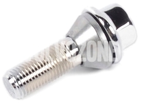 Wheel bolt P2 P3 chromed, with loose conical collar