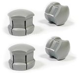 Wheel safety bolts caps P3 SPA/CMA - silver